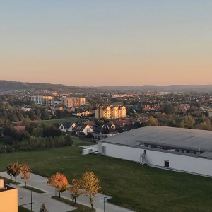 widok z balkonu
